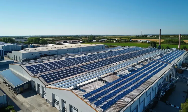 Fasilitas industri dari dokumentasi Total Surya Energi